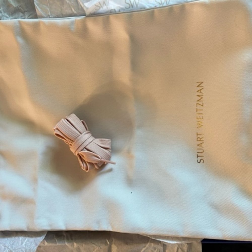 Stuart Weitzman Pink and White Athletic Shoes - Picture 7 of 8